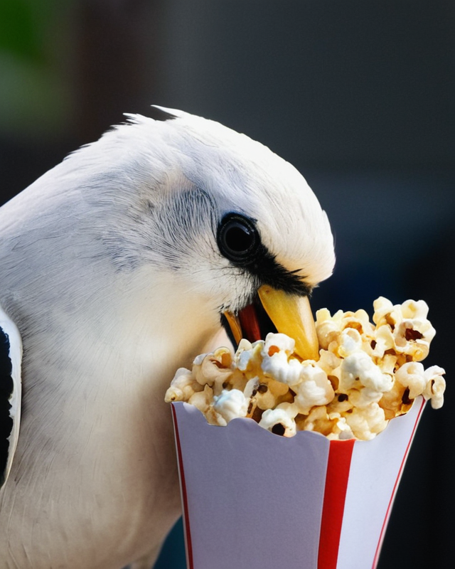 can birds eat popcorn