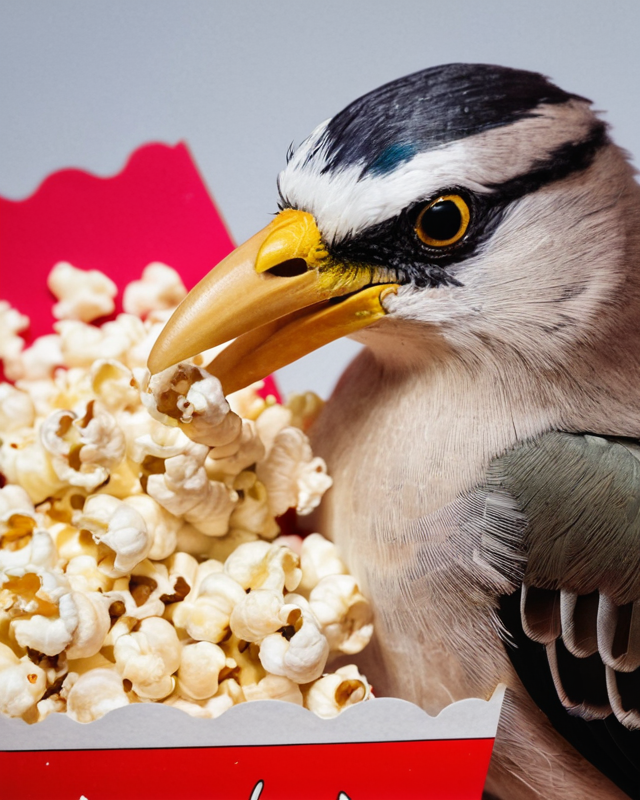 can birds eat popcorn