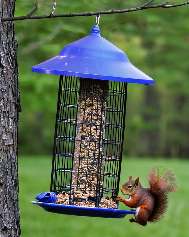 3 - keep squirrels out of bird feeders