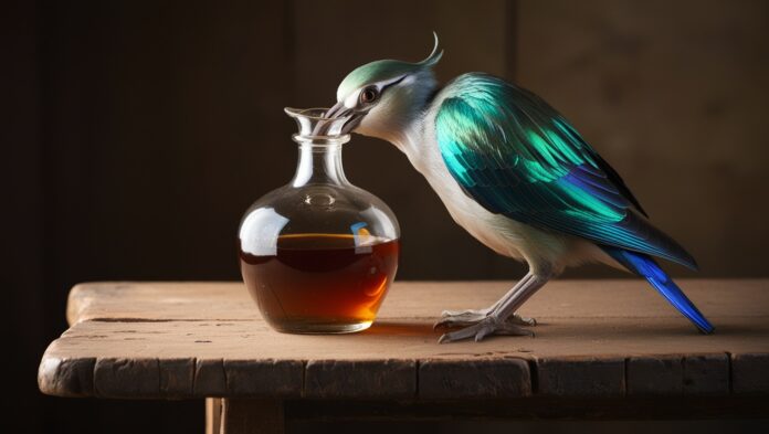 Leonardo_Phoenix_A_curious_bird_with_shimmering_iridescent_fea_3